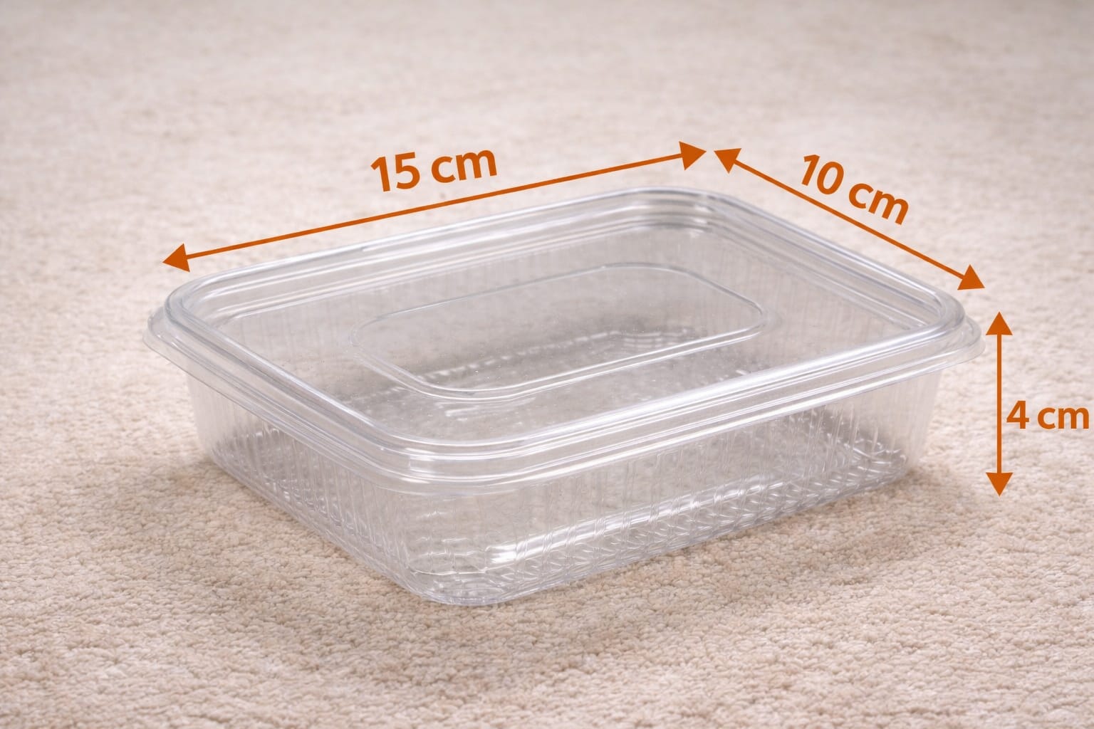 PVC Box / Clear Plastic Container - Pack of 10 Pcs - Image 3