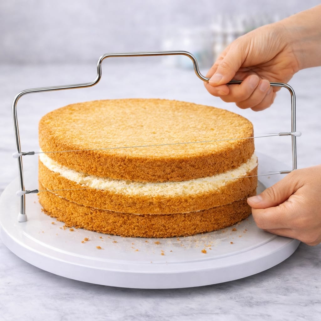 Double Wire Cake Slicer / Adjustable Cake Leveler