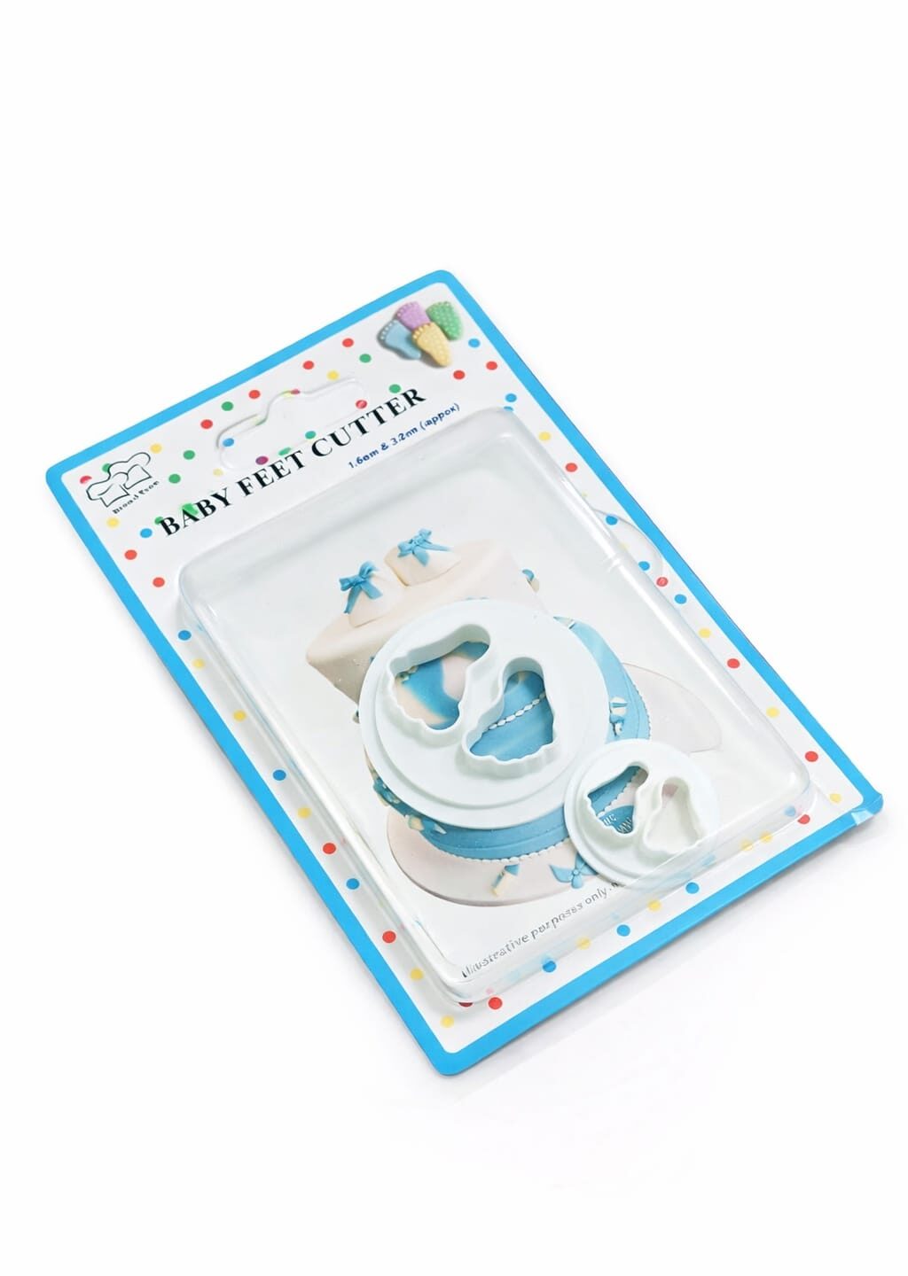 Baby Feet Fondant Plunger Cutter Set