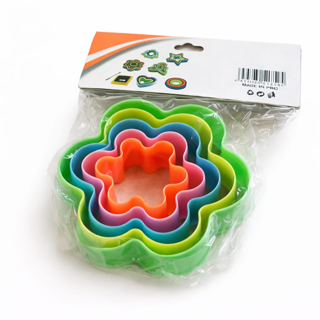 Flower Shape Cookie Cutter Set – 5 Pieces