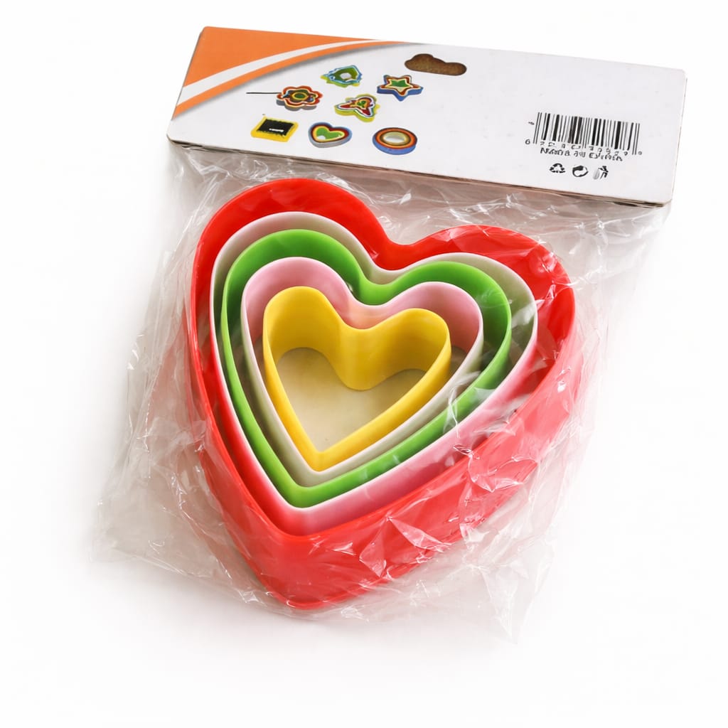 Heart Shape Cookie Cutter Set – 5 Pieces