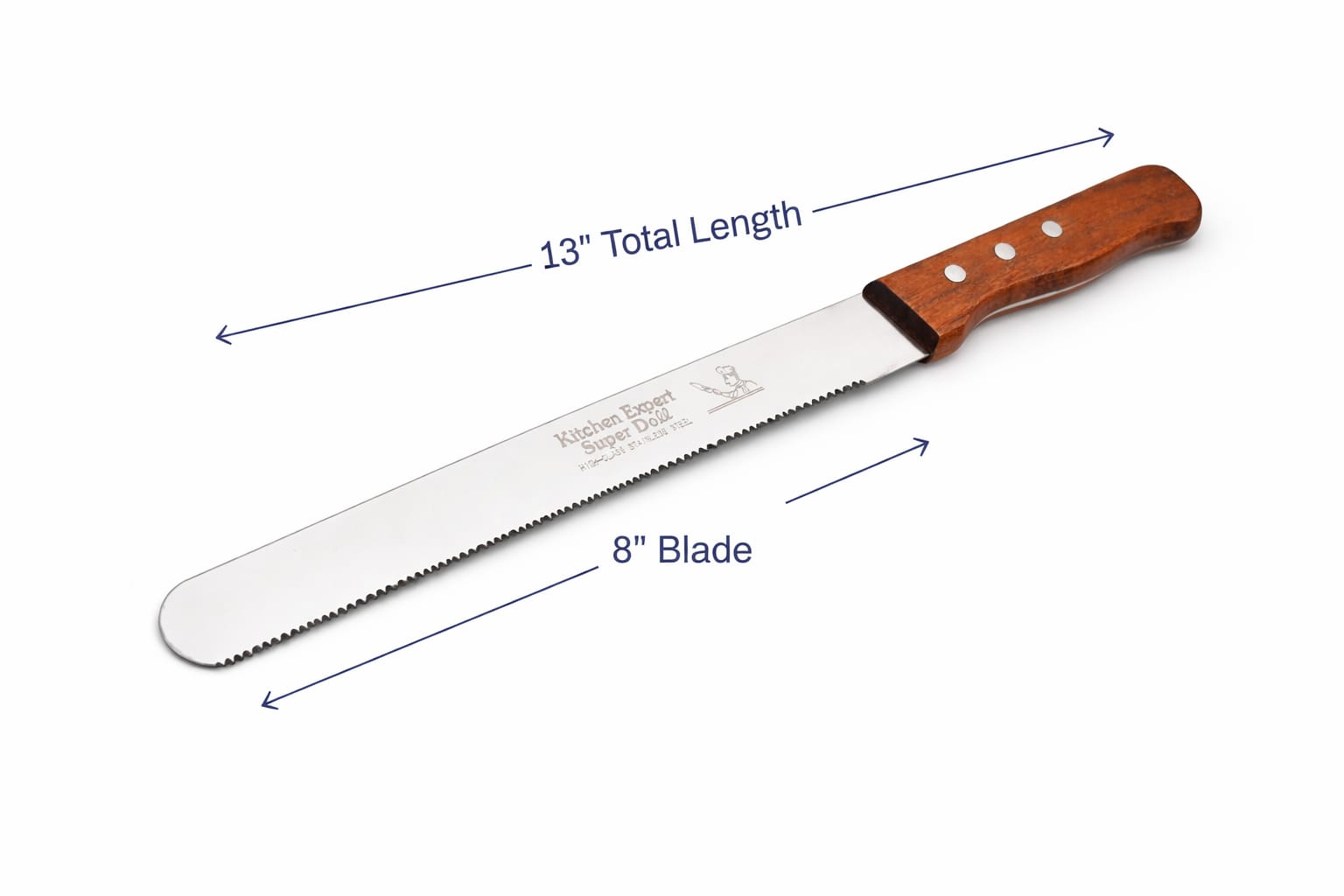 Serrated Cake Knife 13 Inch - Image 2
