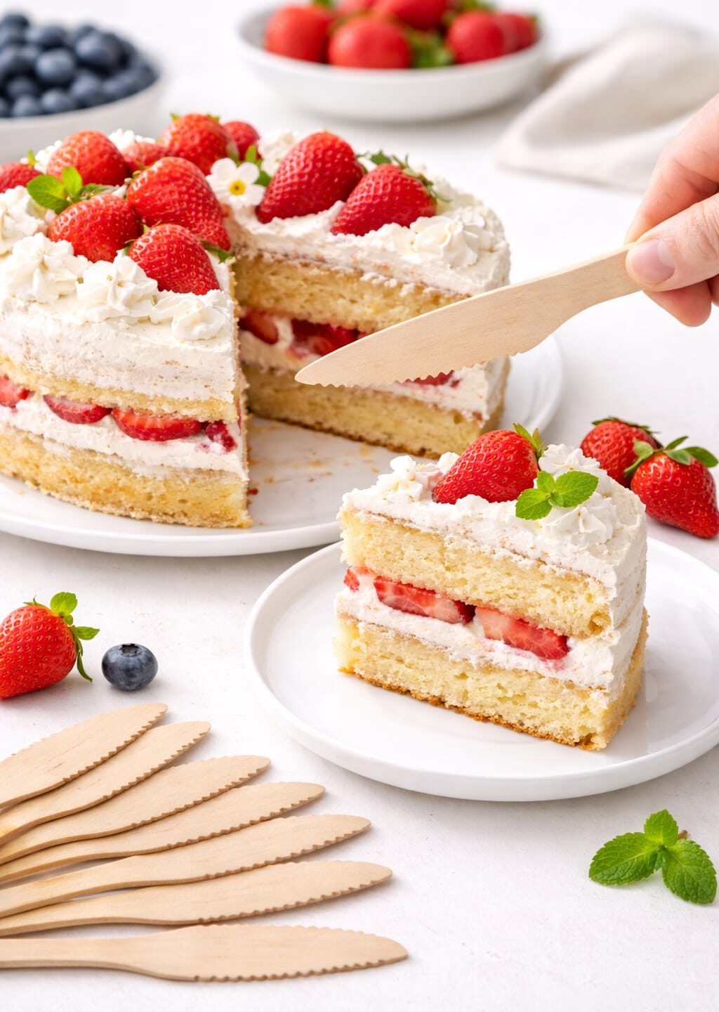 Wooden Cake Cutting Knife (100 Pcs)