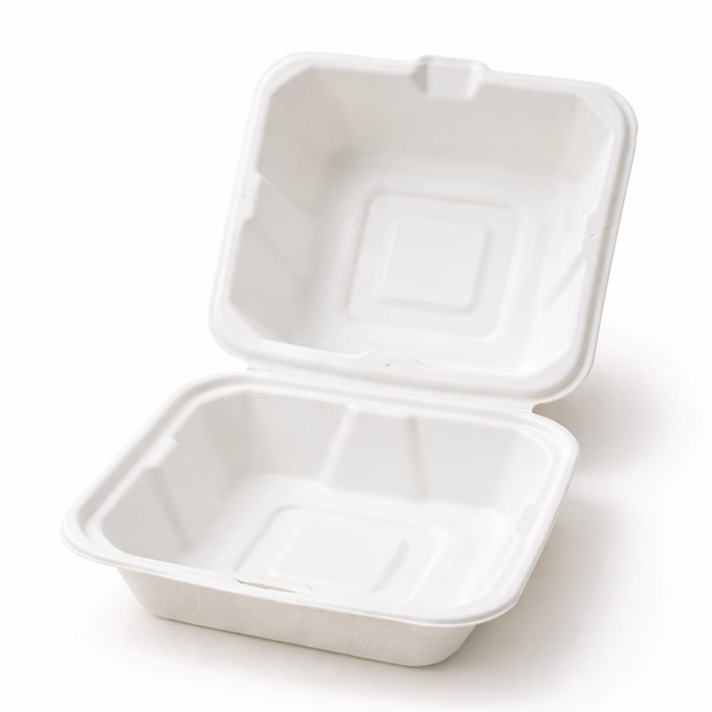 Disposable Bento Box with Lid (Pack of 10 )