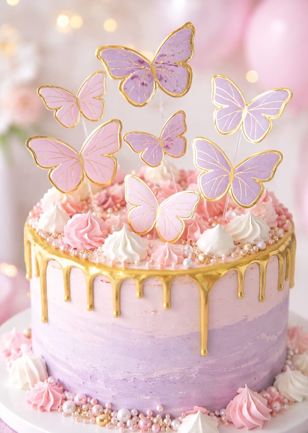 3D Butterfly Cake Topper - Big