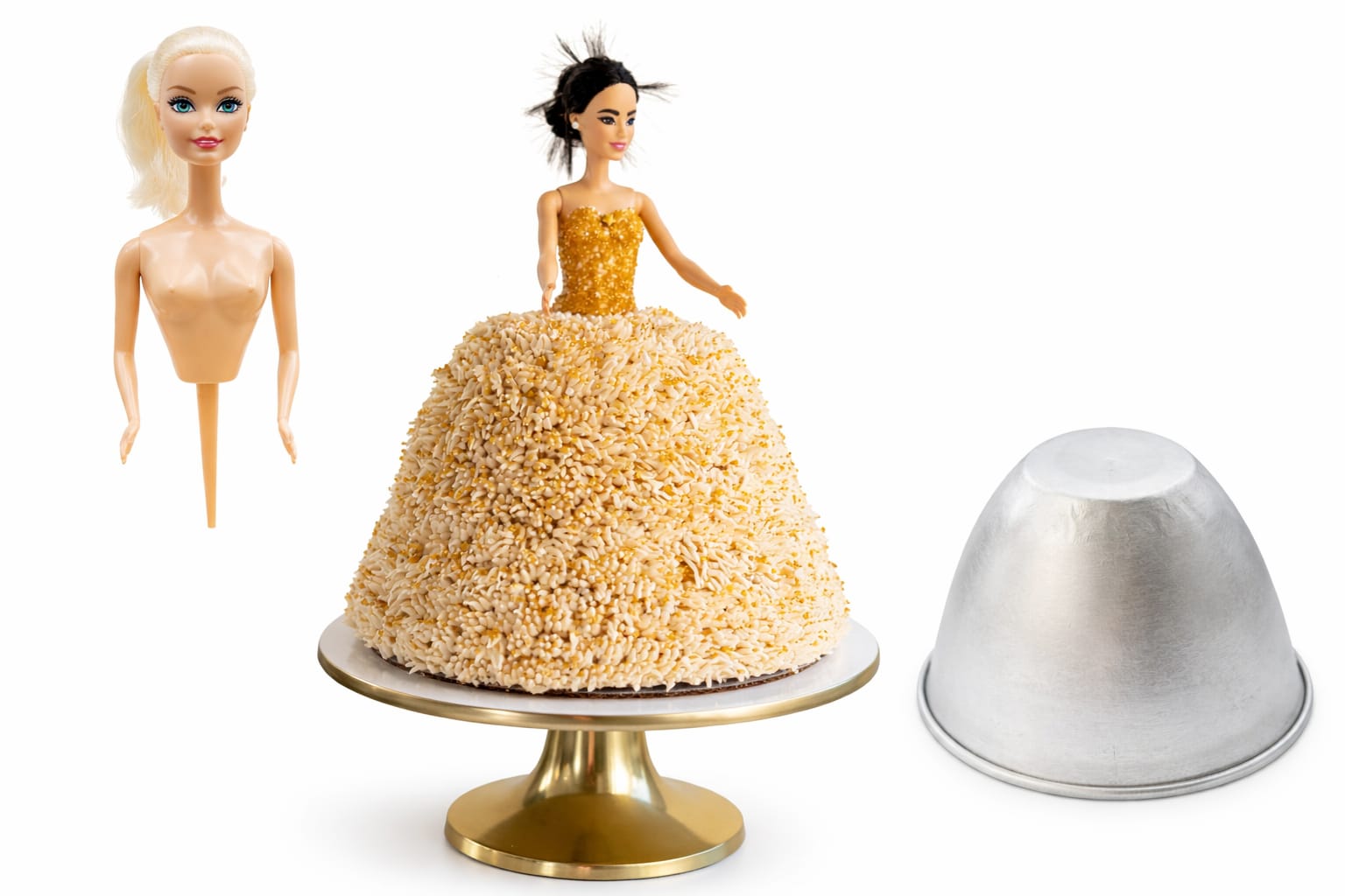 Barbie Doll Cake Tin – Aluminium Doll Cake Mould