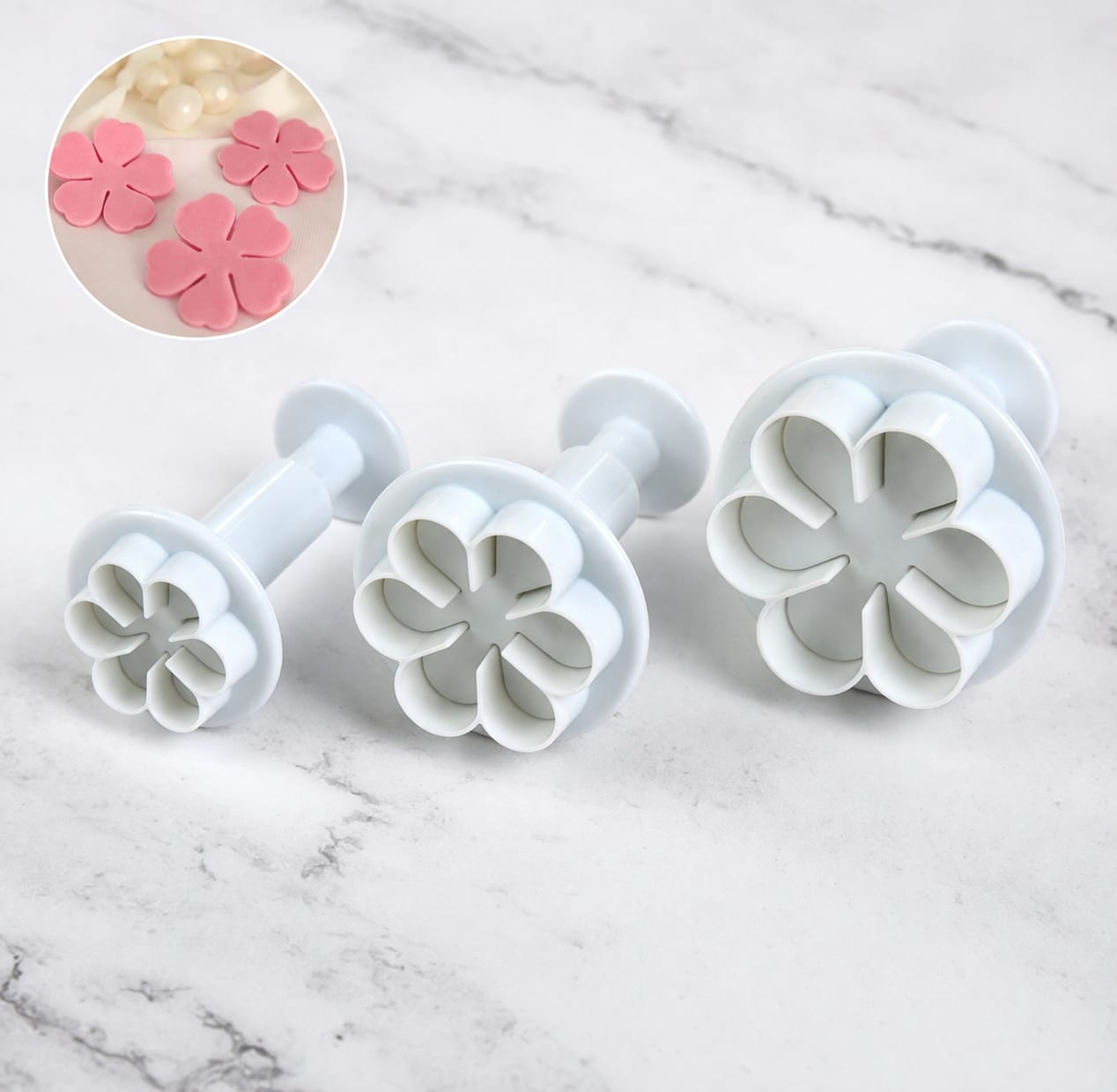 3 PCS Blossom Plunger Cutter Set