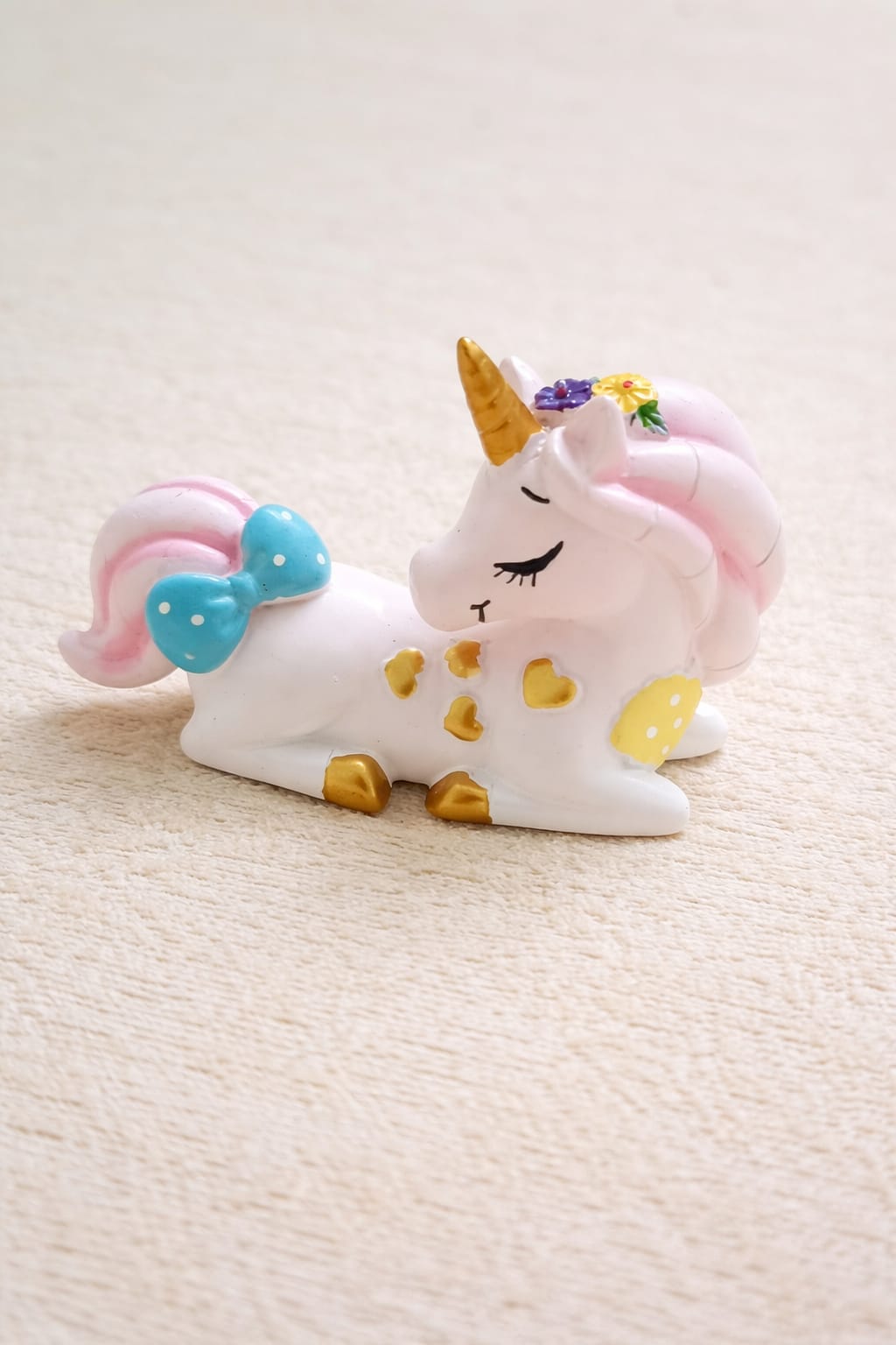 Unicorn Cake Topper – Sleeping Unicorn
