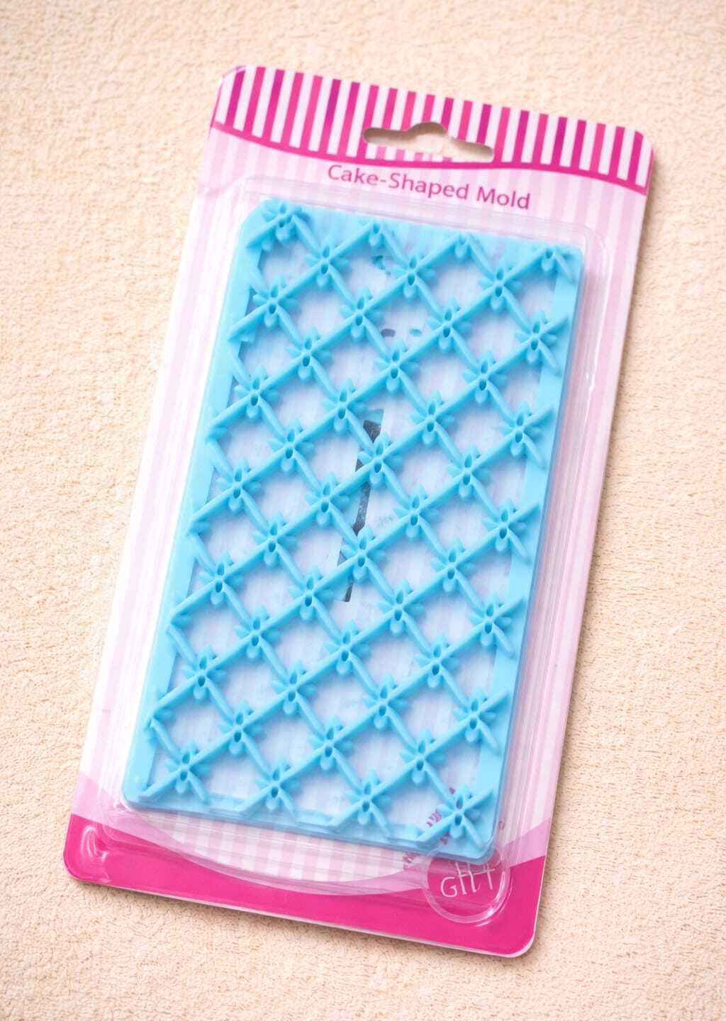 Floral Diamond Lattice Fondant Embossing Mat