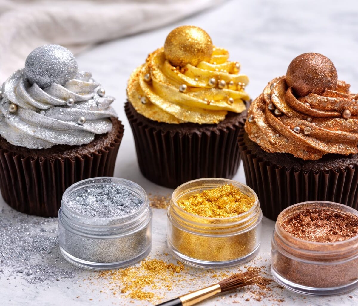 Edible Metallic Dust Powder