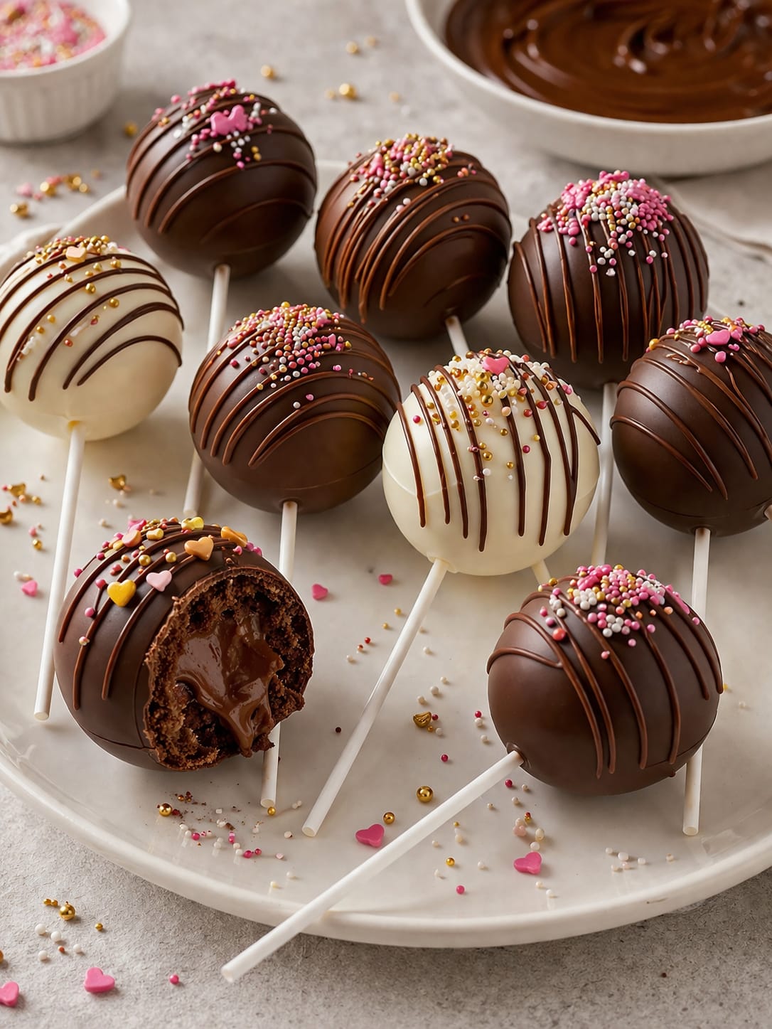 4 Cavity 4cm Half Sphere Silicone Mold for Chocolate Lollipop Pops - Image 2