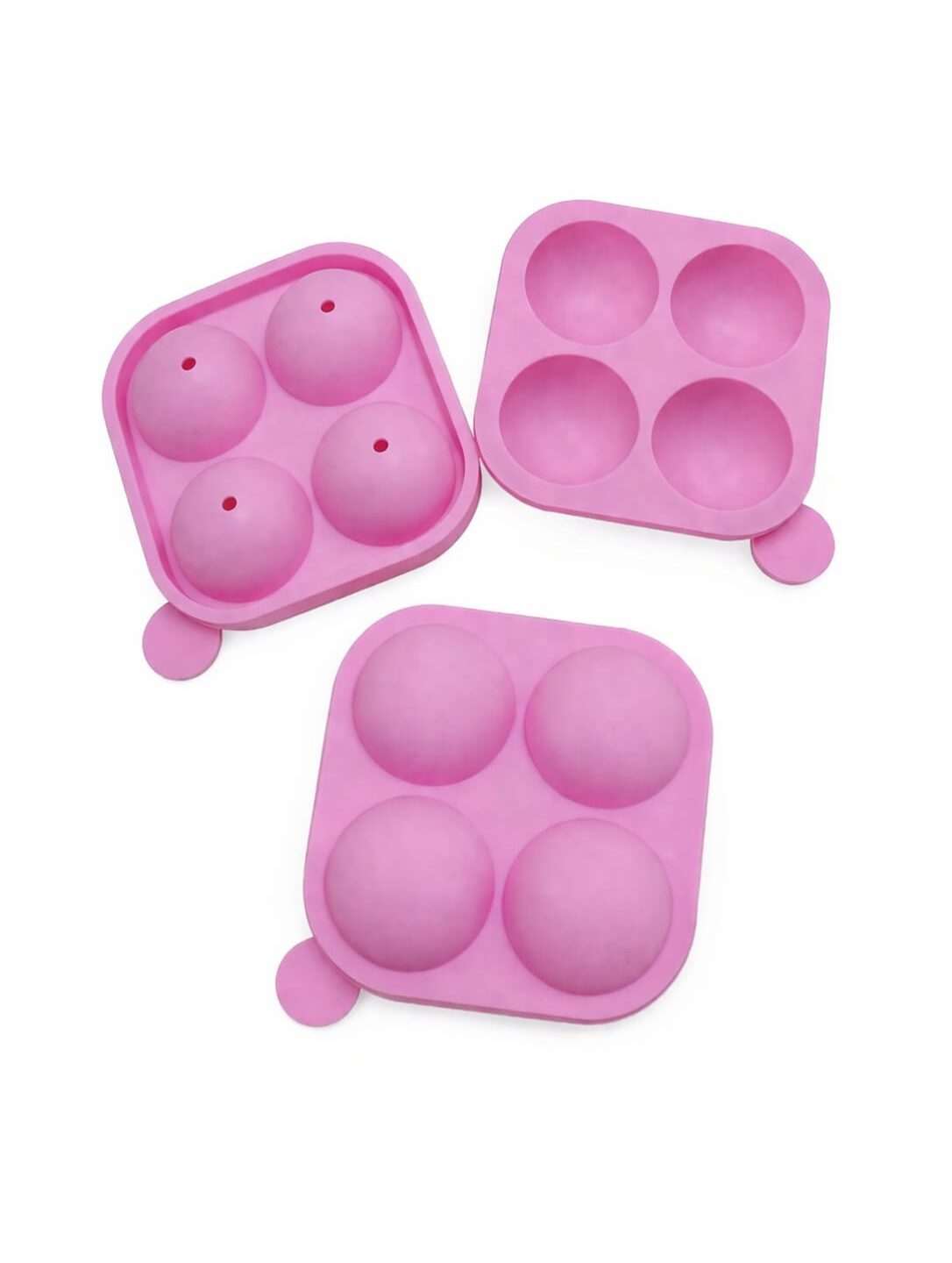 4 Cavity 4cm Half Sphere Silicone Mold for Chocolate Lollipop Pops