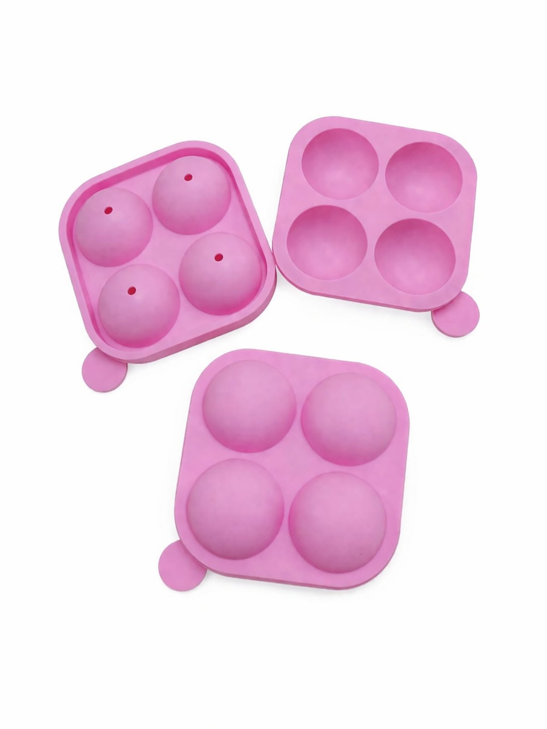 4 Cavity 4cm Half Sphere Silicone Mold for Chocolate Lollipop Pops