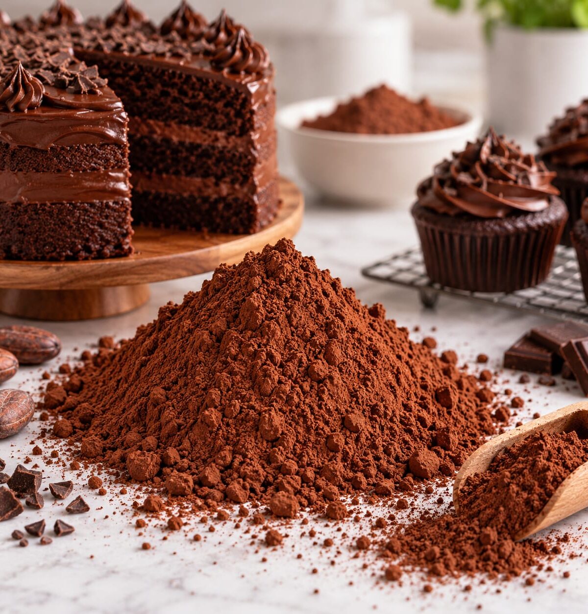 Premium Cocoa Powder for Baking & Desserts